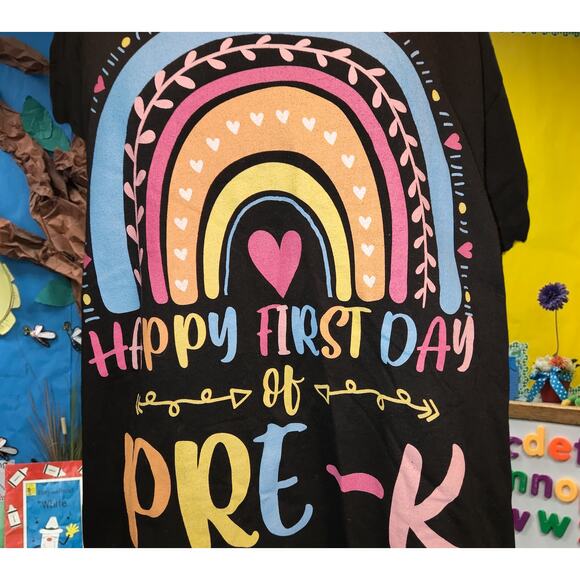Happy First Day of Pre-K T-Shirt Size 2XL - Picture 2 of 5